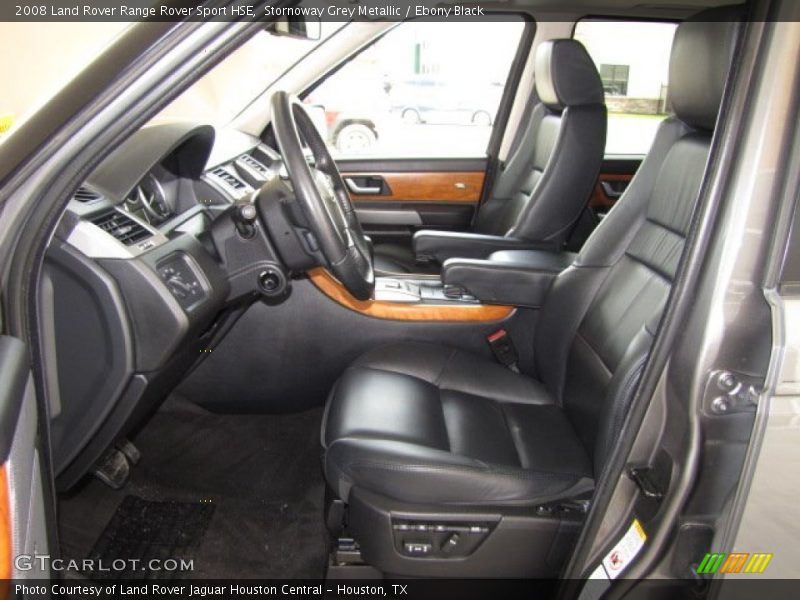 Stornoway Grey Metallic / Ebony Black 2008 Land Rover Range Rover Sport HSE