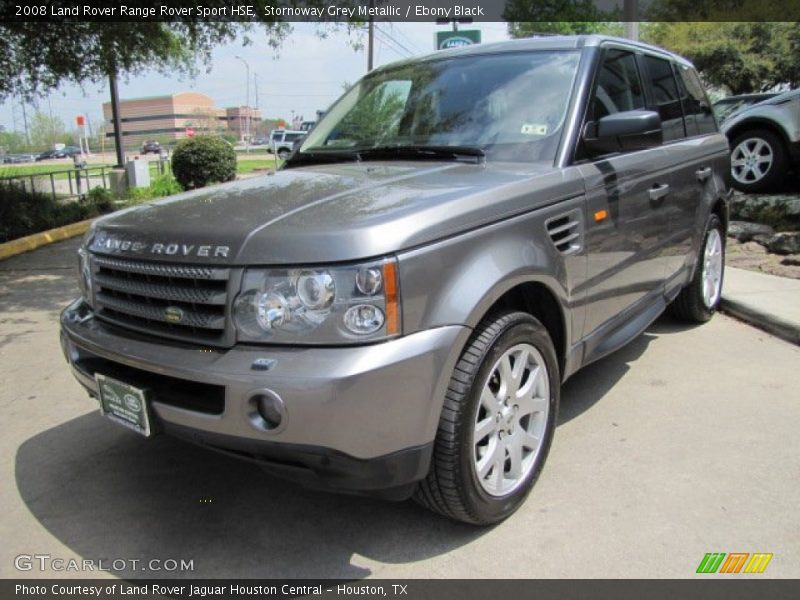 Stornoway Grey Metallic / Ebony Black 2008 Land Rover Range Rover Sport HSE