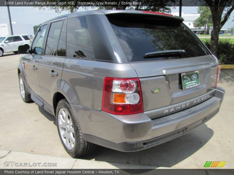 Stornoway Grey Metallic / Ebony Black 2008 Land Rover Range Rover Sport HSE