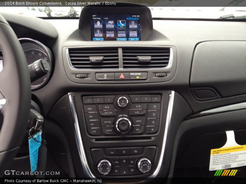 Controls of 2014 Encore Convenience