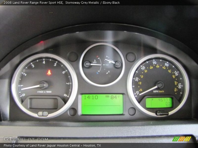 Stornoway Grey Metallic / Ebony Black 2008 Land Rover Range Rover Sport HSE