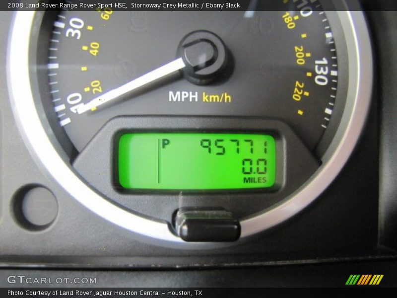 Stornoway Grey Metallic / Ebony Black 2008 Land Rover Range Rover Sport HSE
