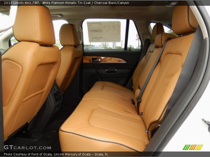 White Platinum Metallic Tri-Coat / Charcoal Black/Canyon 2014 Lincoln MKX FWD