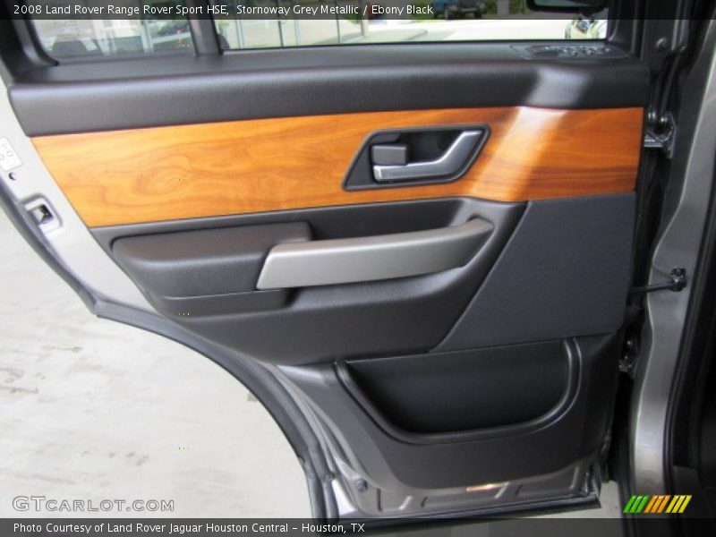Stornoway Grey Metallic / Ebony Black 2008 Land Rover Range Rover Sport HSE