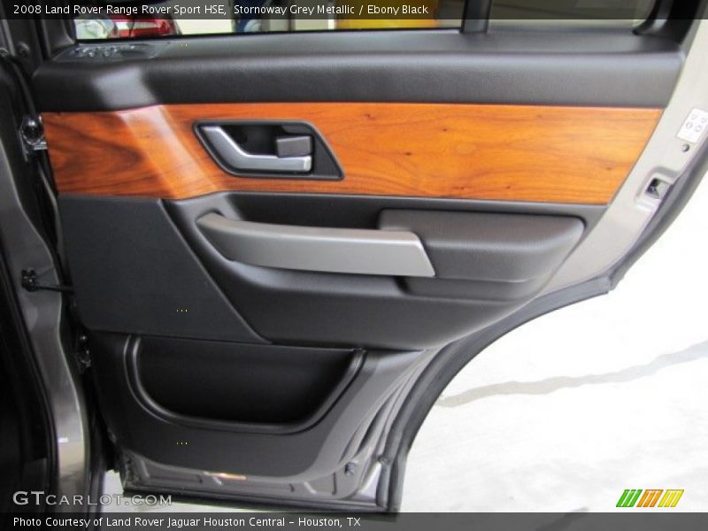 Stornoway Grey Metallic / Ebony Black 2008 Land Rover Range Rover Sport HSE