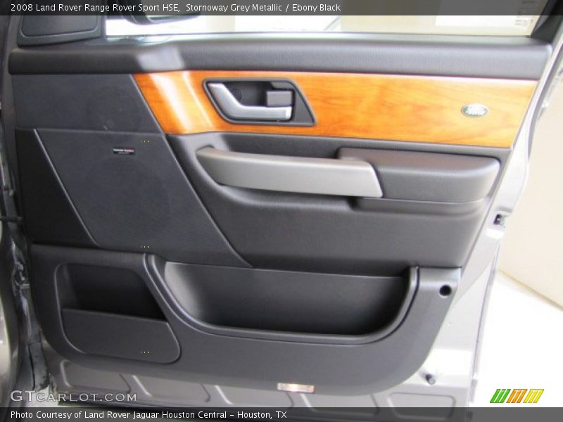 Stornoway Grey Metallic / Ebony Black 2008 Land Rover Range Rover Sport HSE