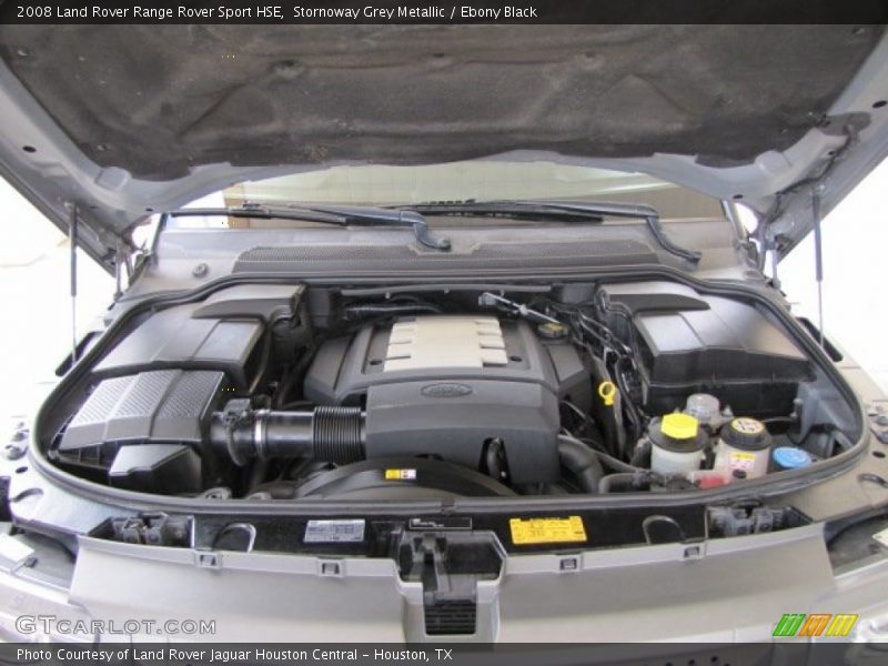 Stornoway Grey Metallic / Ebony Black 2008 Land Rover Range Rover Sport HSE