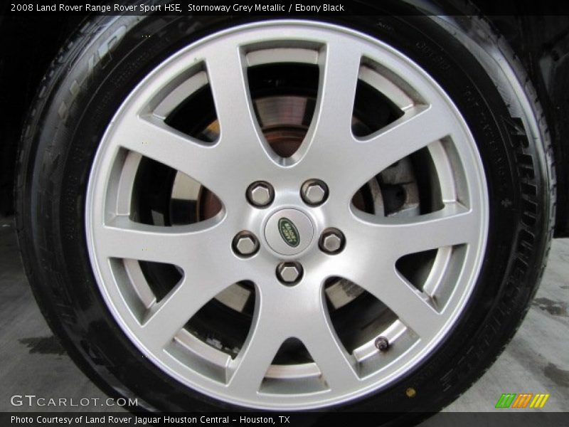 Stornoway Grey Metallic / Ebony Black 2008 Land Rover Range Rover Sport HSE