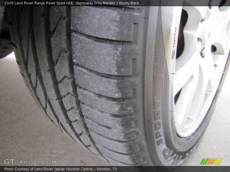 Stornoway Grey Metallic / Ebony Black 2008 Land Rover Range Rover Sport HSE