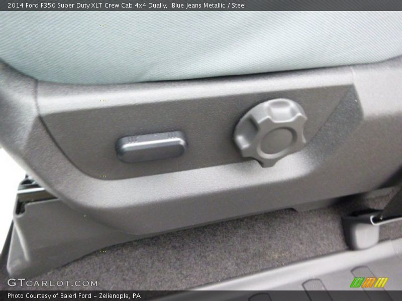 Blue Jeans Metallic / Steel 2014 Ford F350 Super Duty XLT Crew Cab 4x4 Dually