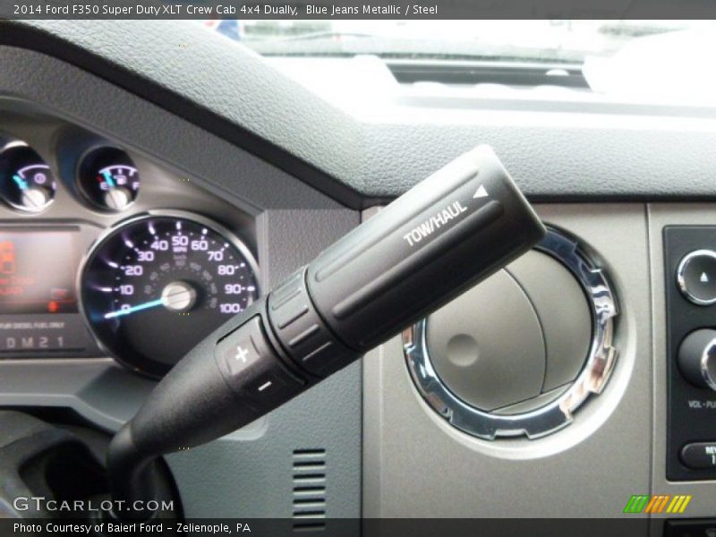 Blue Jeans Metallic / Steel 2014 Ford F350 Super Duty XLT Crew Cab 4x4 Dually