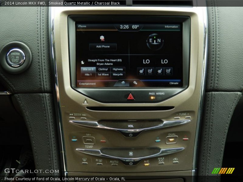Smoked Quartz Metallic / Charcoal Black 2014 Lincoln MKX FWD