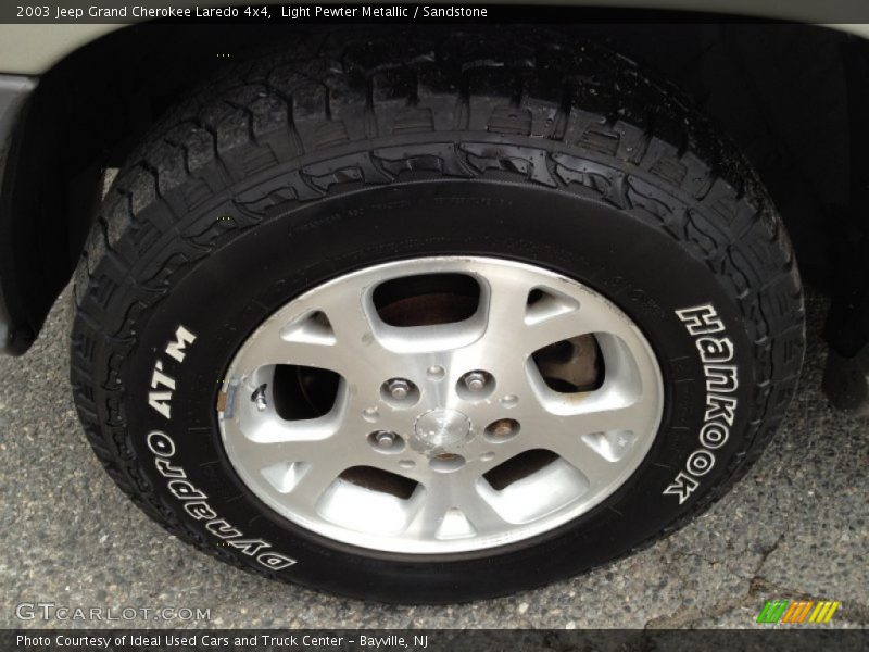 Light Pewter Metallic / Sandstone 2003 Jeep Grand Cherokee Laredo 4x4