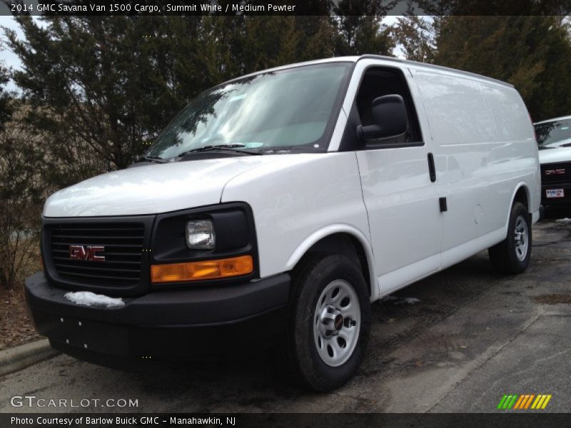 Summit White / Medium Pewter 2014 GMC Savana Van 1500 Cargo