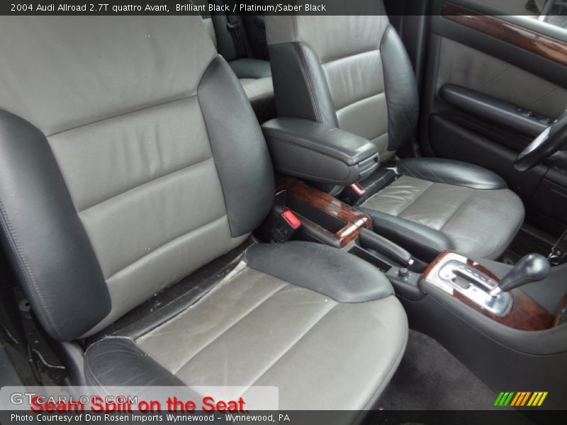 Brilliant Black / Platinum/Saber Black 2004 Audi Allroad 2.7T quattro Avant