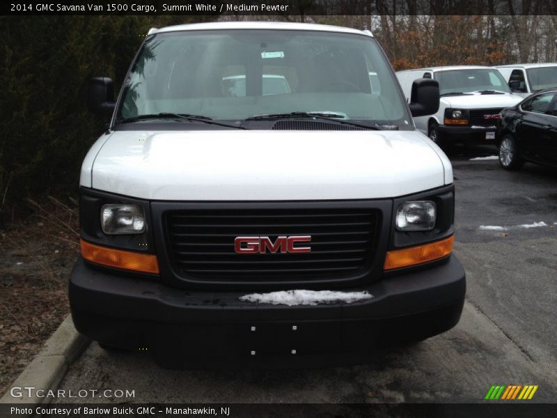 Summit White / Medium Pewter 2014 GMC Savana Van 1500 Cargo