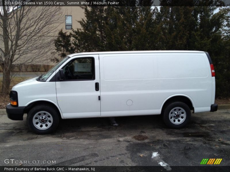 Summit White / Medium Pewter 2014 GMC Savana Van 1500 Cargo