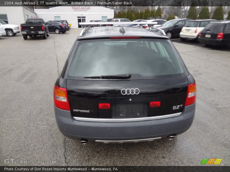 Brilliant Black / Platinum/Saber Black 2004 Audi Allroad 2.7T quattro Avant