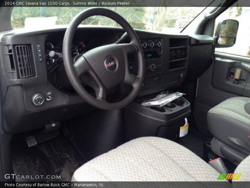 Summit White / Medium Pewter 2014 GMC Savana Van 1500 Cargo