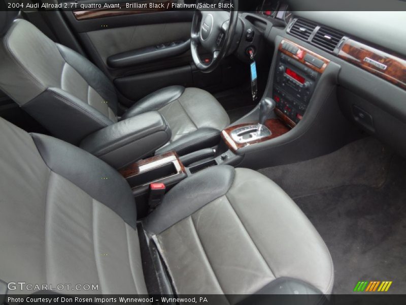 Brilliant Black / Platinum/Saber Black 2004 Audi Allroad 2.7T quattro Avant