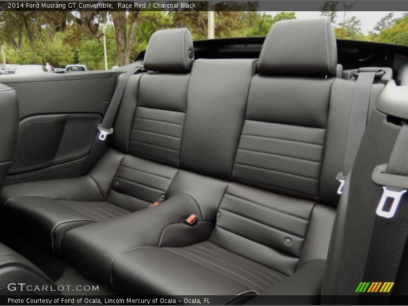 Rear Seat of 2014 Mustang GT Convertible