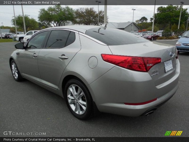 Satin Metal / Beige 2012 Kia Optima EX