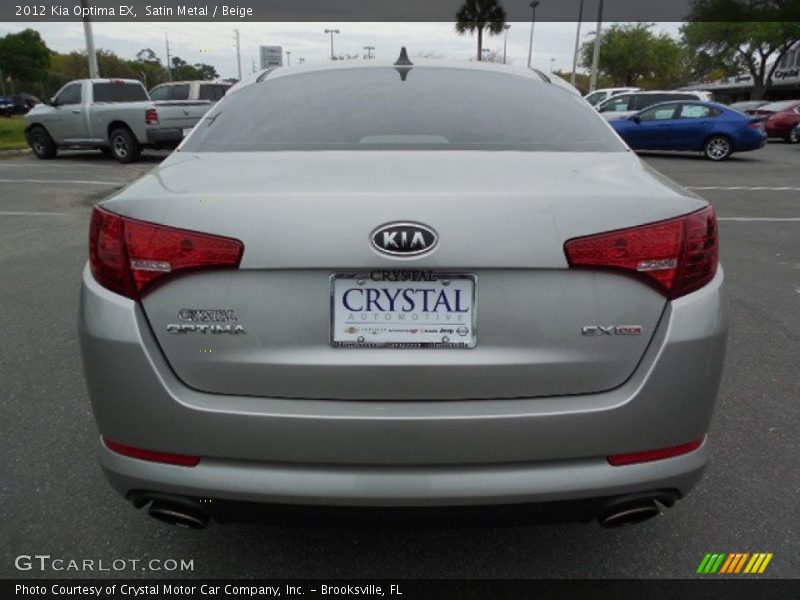 Satin Metal / Beige 2012 Kia Optima EX