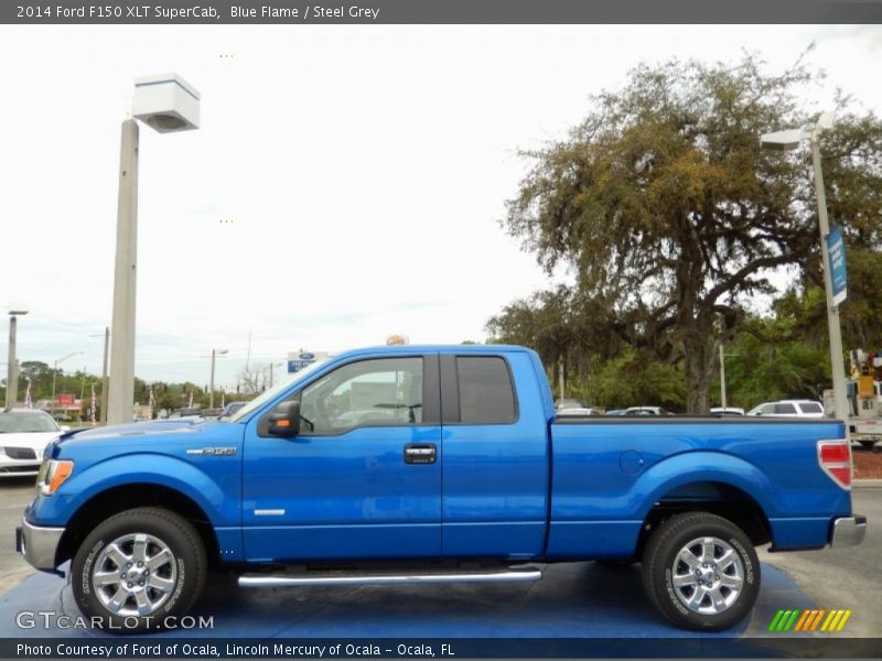  2014 F150 XLT SuperCab Blue Flame