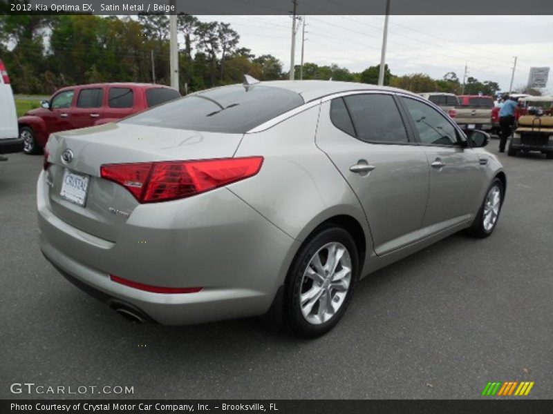 Satin Metal / Beige 2012 Kia Optima EX