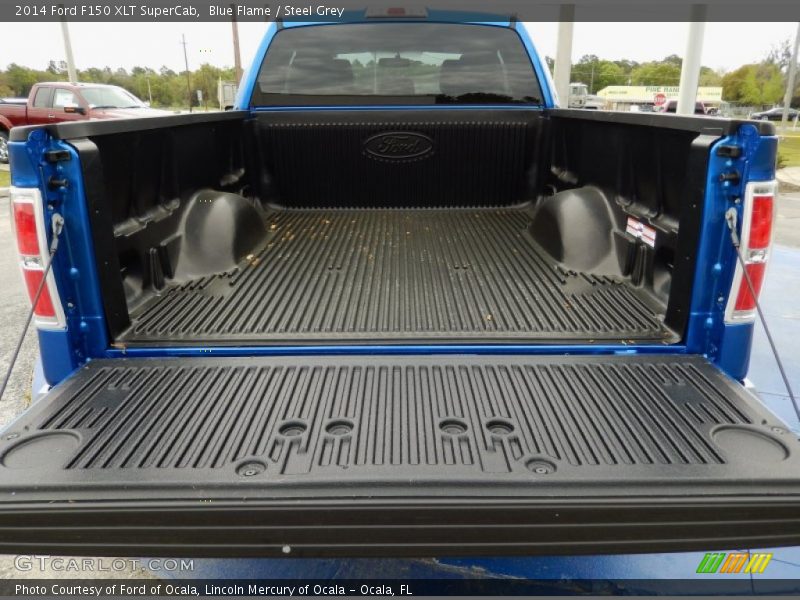 Blue Flame / Steel Grey 2014 Ford F150 XLT SuperCab