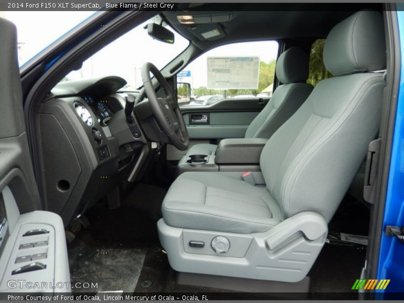  2014 F150 XLT SuperCab Steel Grey Interior