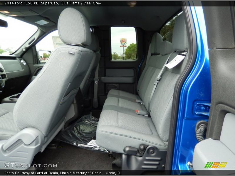 Rear Seat of 2014 F150 XLT SuperCab