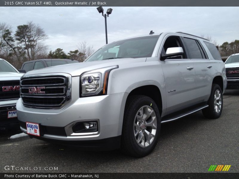 Quicksilver Metallic / Jet Black 2015 GMC Yukon SLT 4WD