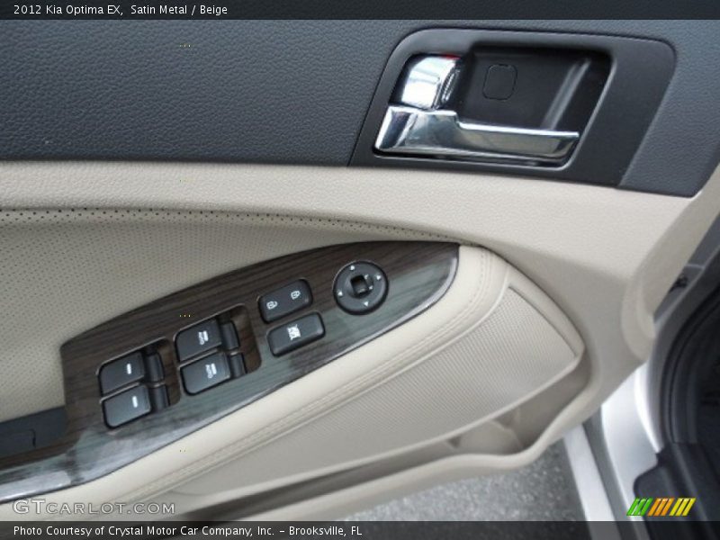 Satin Metal / Beige 2012 Kia Optima EX