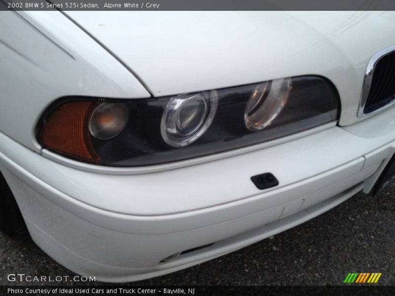 Alpine White / Grey 2002 BMW 5 Series 525i Sedan