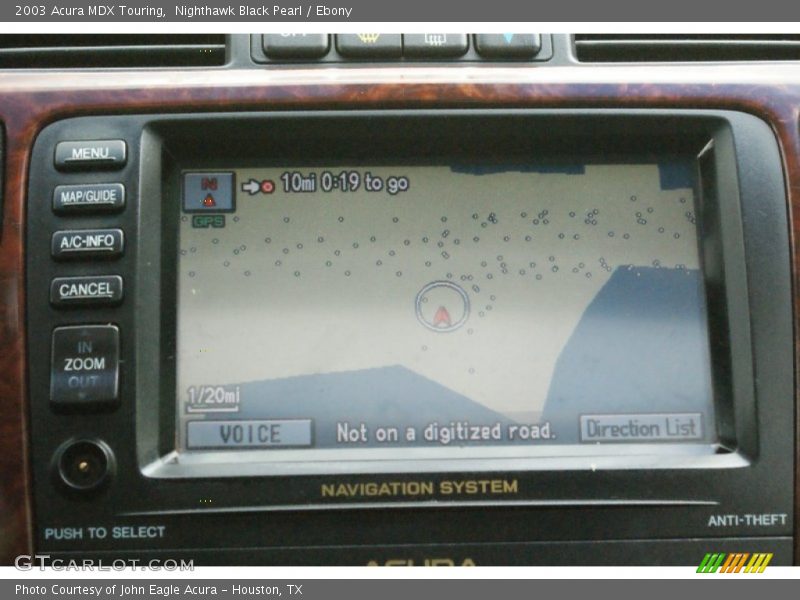 Nighthawk Black Pearl / Ebony 2003 Acura MDX Touring
