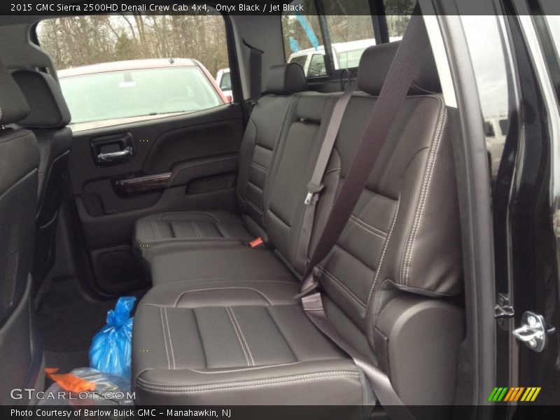 Rear Seat of 2015 Sierra 2500HD Denali Crew Cab 4x4