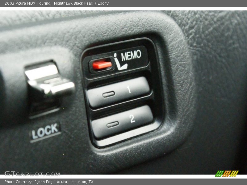 Nighthawk Black Pearl / Ebony 2003 Acura MDX Touring