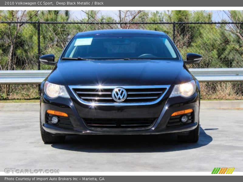 Deep Black Metallic / Black 2010 Volkswagen CC Sport