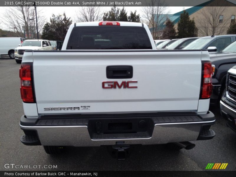 Summit White / Jet Black/Dark Ash 2015 GMC Sierra 2500HD Double Cab 4x4