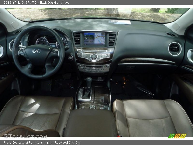 Black Obsidian / Java 2013 Infiniti JX 35 AWD