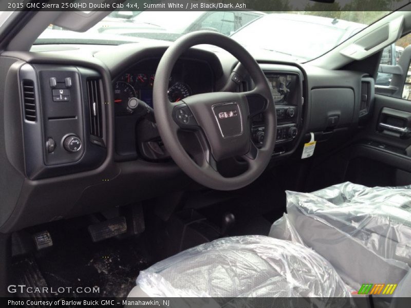 Summit White / Jet Black/Dark Ash 2015 GMC Sierra 2500HD Double Cab 4x4