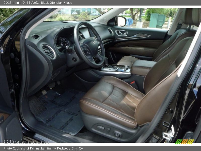 Black Obsidian / Java 2013 Infiniti JX 35 AWD