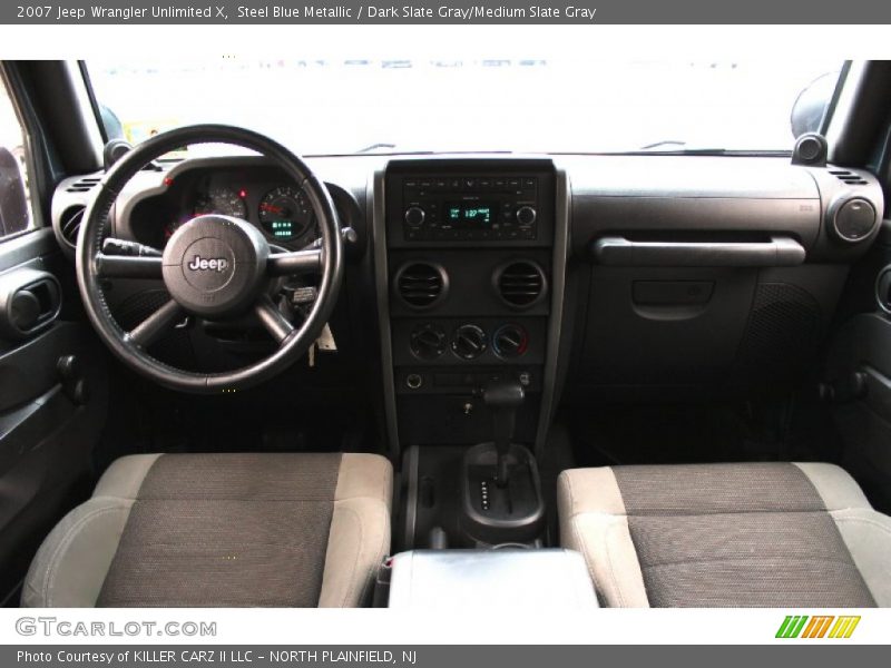 Steel Blue Metallic / Dark Slate Gray/Medium Slate Gray 2007 Jeep Wrangler Unlimited X
