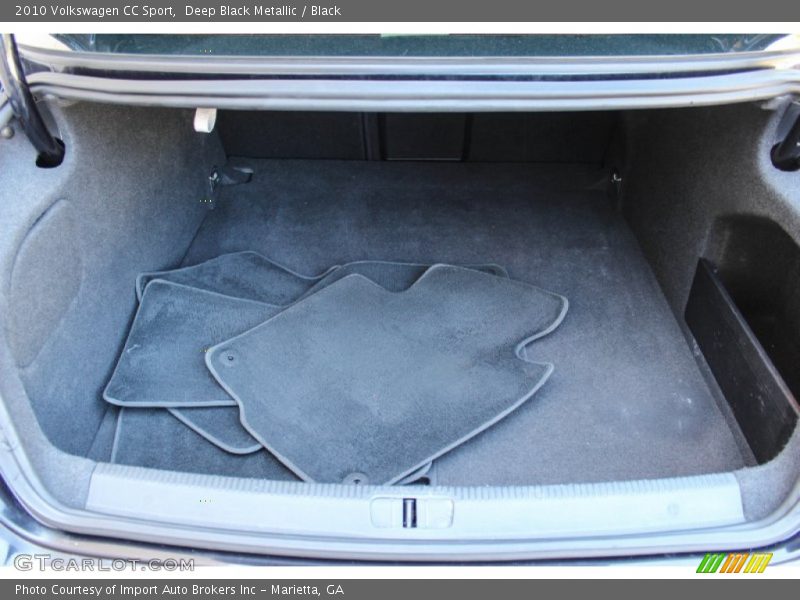 Deep Black Metallic / Black 2010 Volkswagen CC Sport