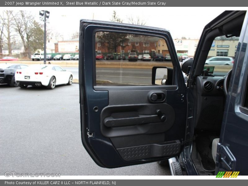 Steel Blue Metallic / Dark Slate Gray/Medium Slate Gray 2007 Jeep Wrangler Unlimited X
