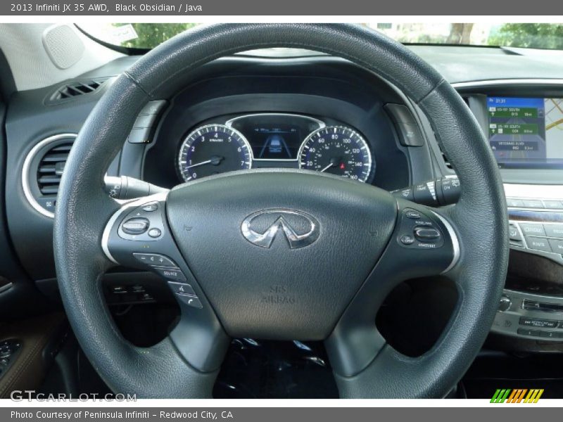 Black Obsidian / Java 2013 Infiniti JX 35 AWD