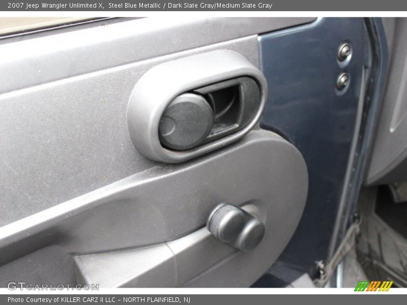 Steel Blue Metallic / Dark Slate Gray/Medium Slate Gray 2007 Jeep Wrangler Unlimited X