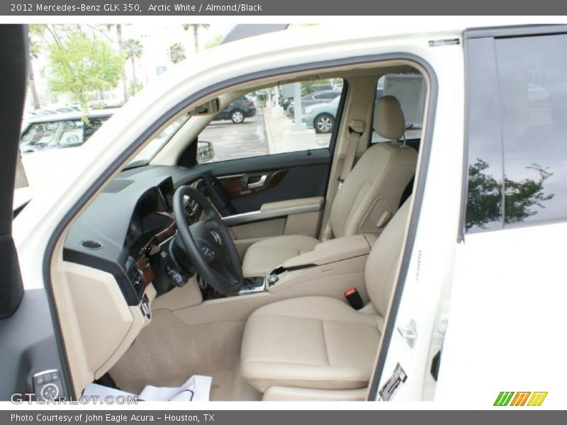 Arctic White / Almond/Black 2012 Mercedes-Benz GLK 350