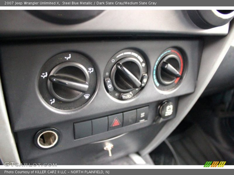 Steel Blue Metallic / Dark Slate Gray/Medium Slate Gray 2007 Jeep Wrangler Unlimited X